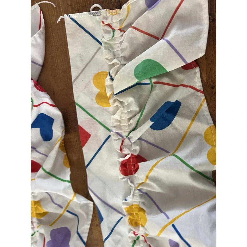Vintage Sears Young At Heart Bedding Curtain Tie Backs Only 80s Retro